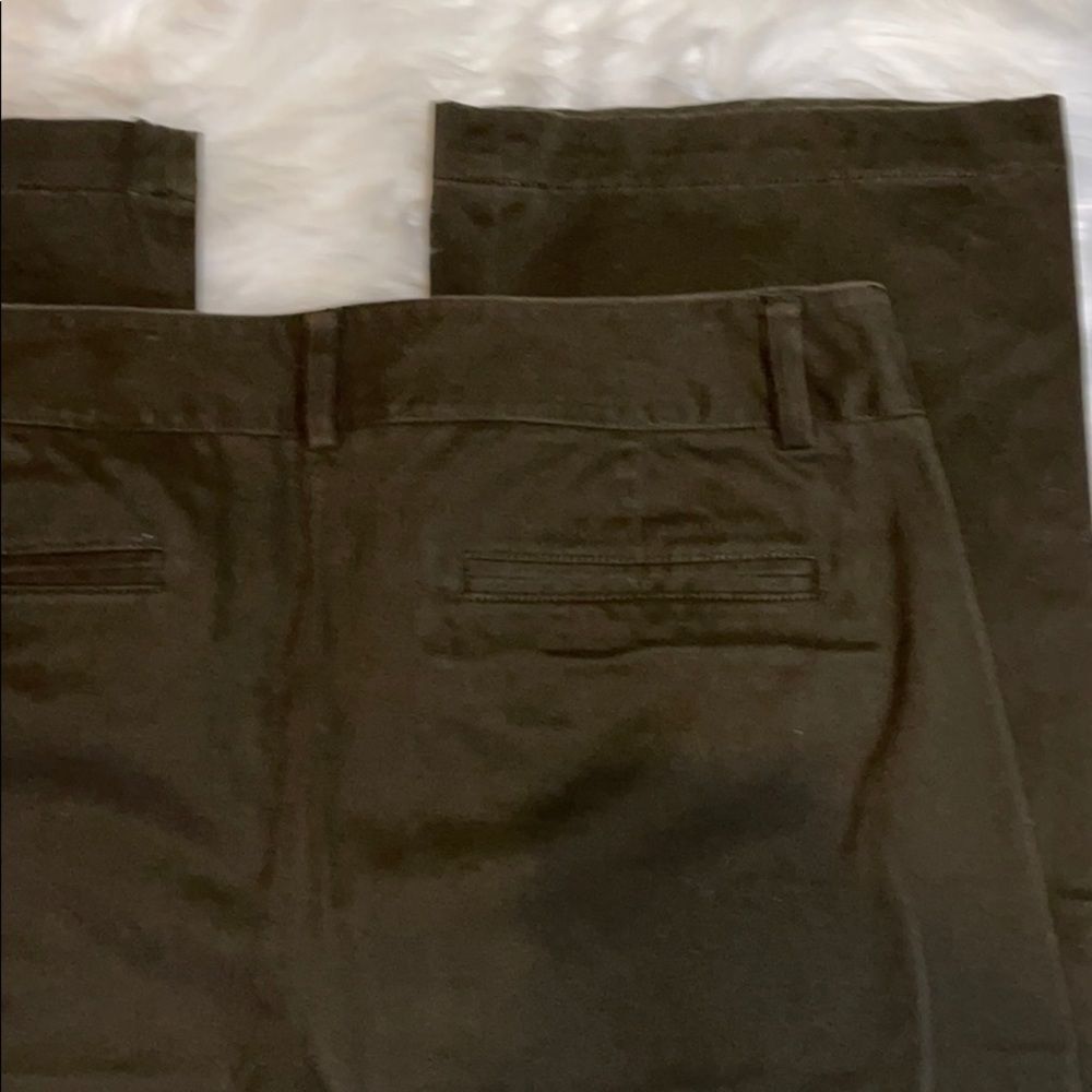 Talbots Cotton Flat Front Pants Slacks Trousers Zippered Pockets Size 10 - Picture 12 of 16